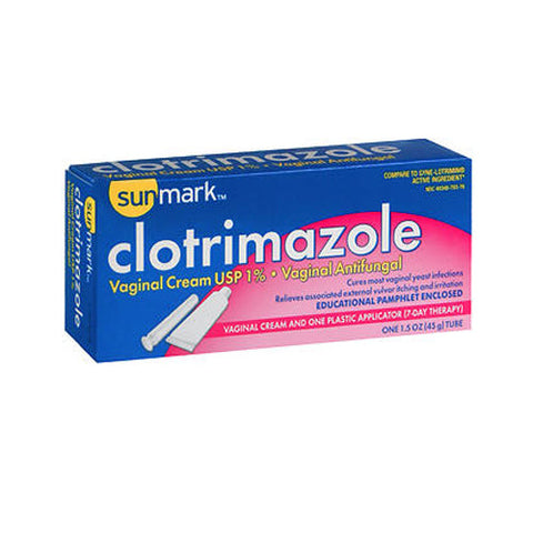 Sunmark, Clotrimazole Vaginal Antifungal Cream, 1.5 Oz Sunmark