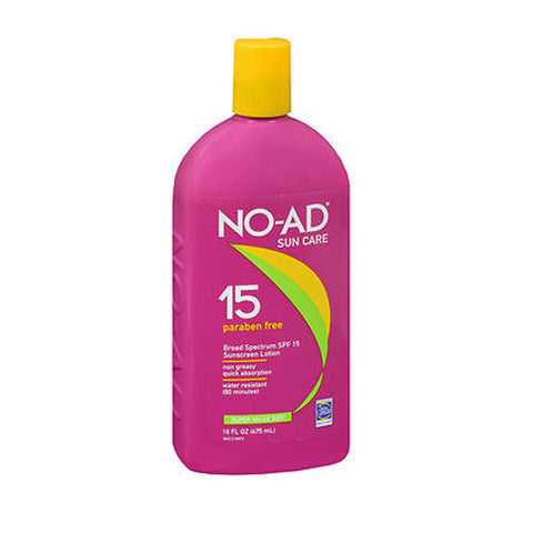 No-Ad, Sunblock Lotion Spf 15, 16 oz No-Ad