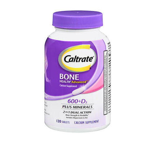 Caltrate, 600 + D3 Plus Minerals Calcium and Vitamin D, 120 tabs Caltrate