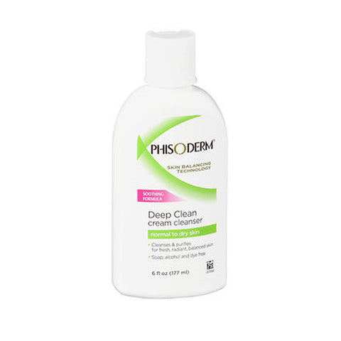 Phisoderm, Deep Clean Cream Cleanser, 6 Oz Phisoderm