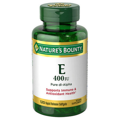 Nature's Bounty, Nature's Bounty Vitamin E, 400 IU, 120 caps Nature's Bounty