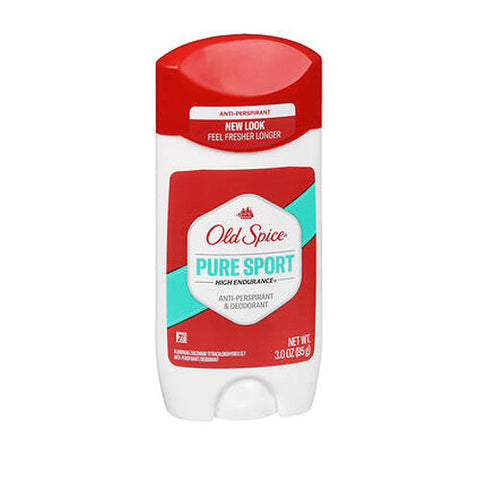 Old Spice, High Endurance Antiperspirant And Deodorant Stick Pure Sport, 3 Oz Old Spice