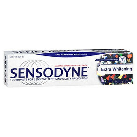 Sensodyne, Extra Whitening Toothpaste For Sensitive Teeth And Cavity Prevention, 6 Oz Sensodyne