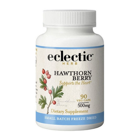 Eclectic Herb, Hawthorn Berry FD V-50, 500 mg, 90 Caps Eclectic Herb