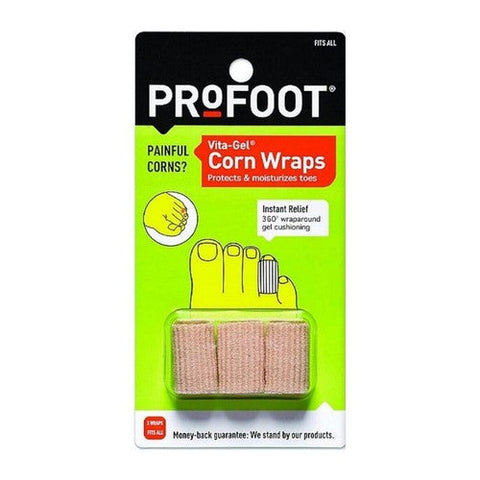 Profoot, Vita-Gel Corn Wraps, 3 each Profoot